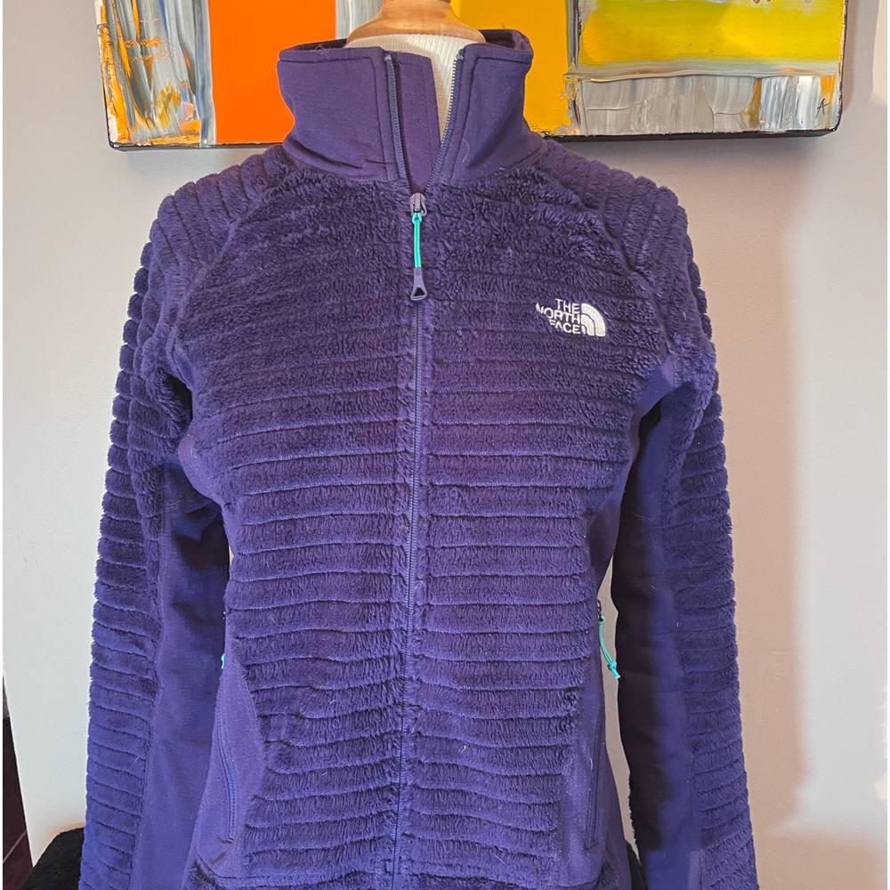 The North Face Women’s M Purple Zip Up Fleece